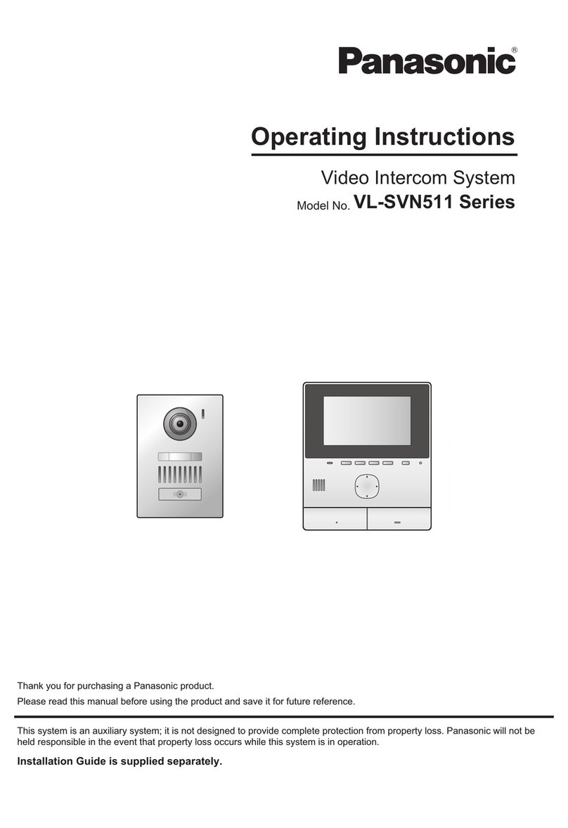 Panasonic VL-SVN511 Series User manual