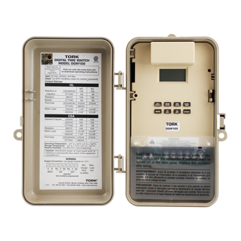 Tork DGM100 User manual