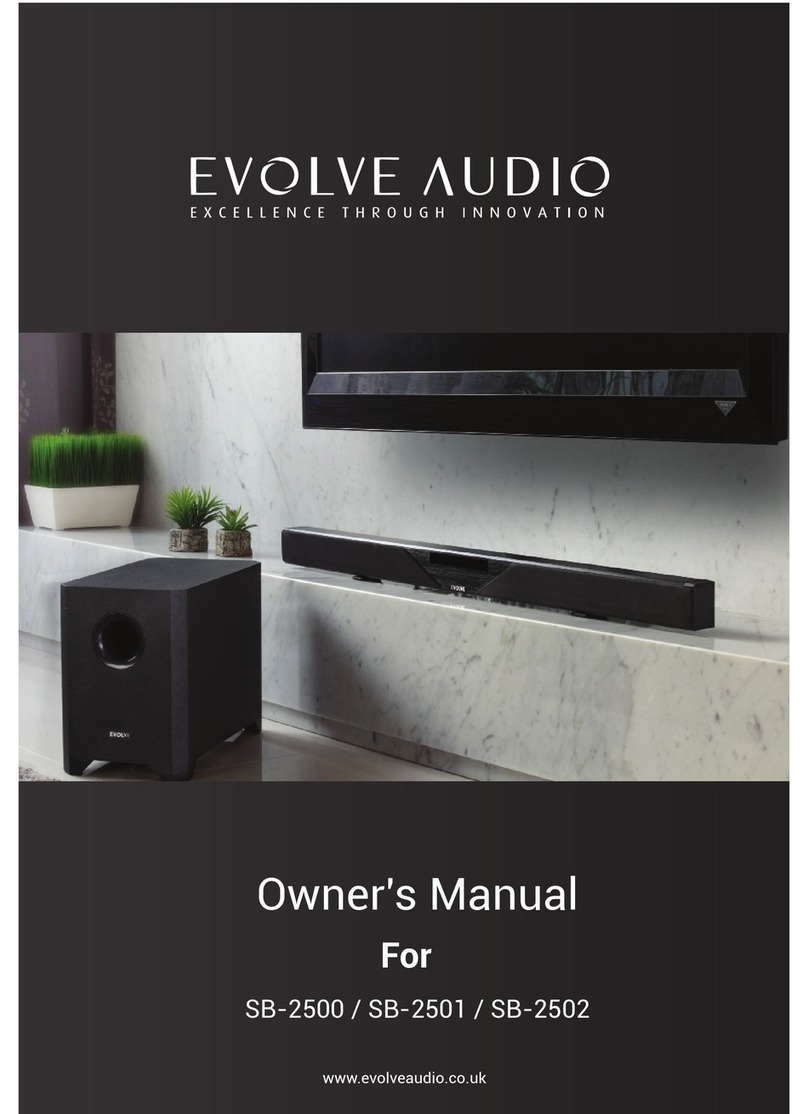 Evolve SB-2500 owner's manual