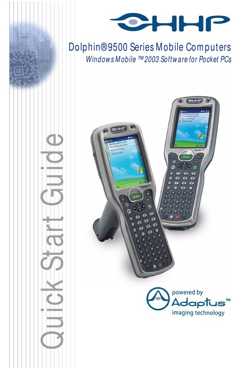 HHP Dolphin 9500 Series quick start guide