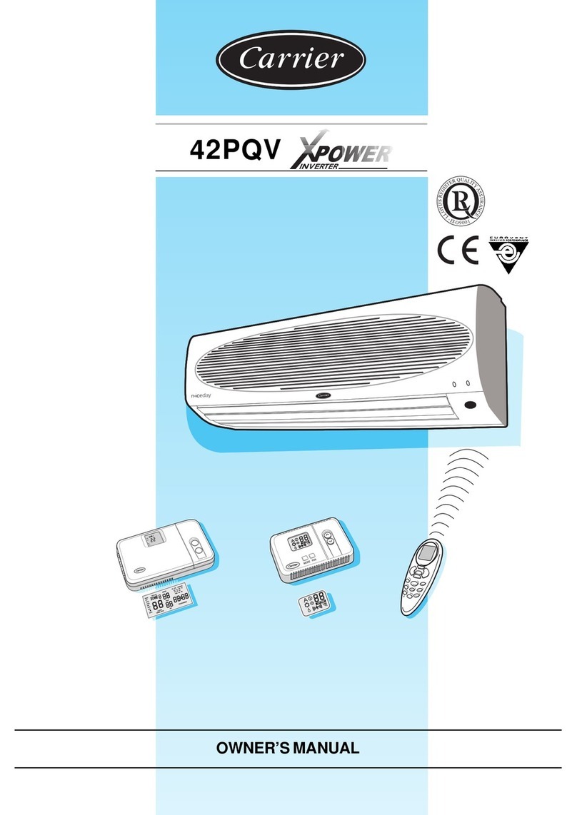 Carrier 42PQV User manual