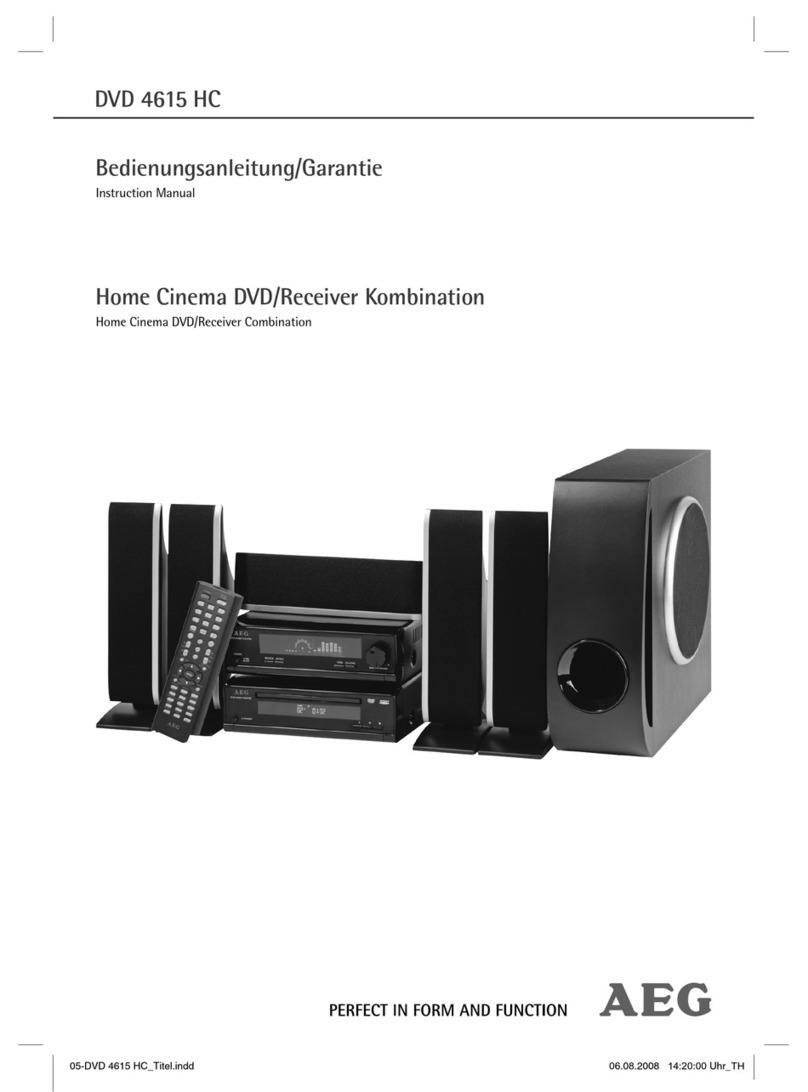 AEG DVD 4615 HC User manual