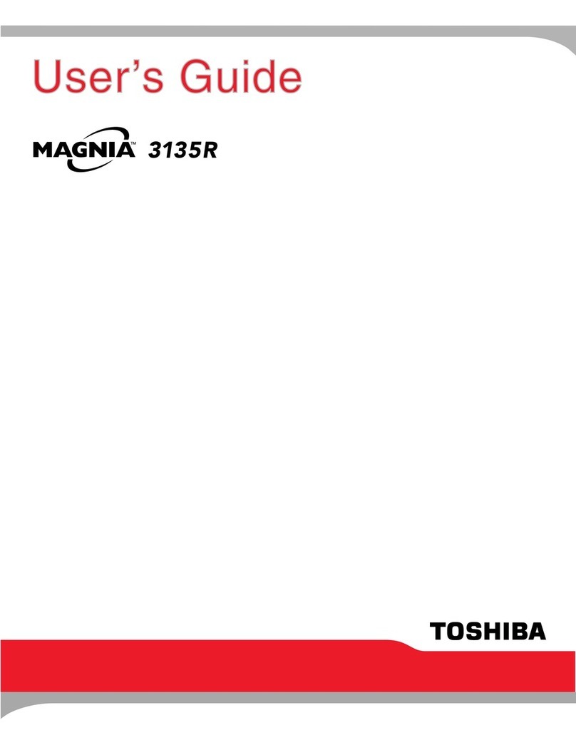 Toshiba Magnia 3135R User manual