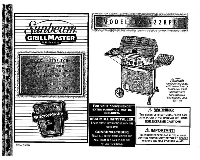 Sunbeam BG6522RPB User manual
