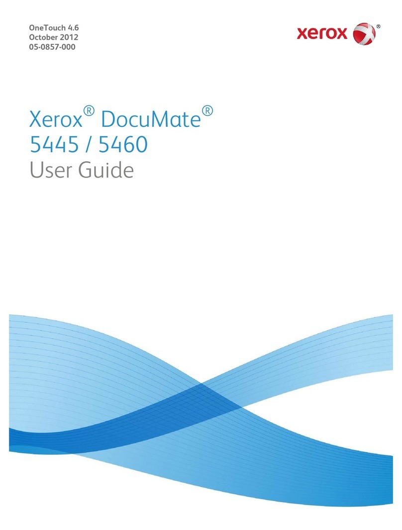 Xerox DocuMate 5445 User manual