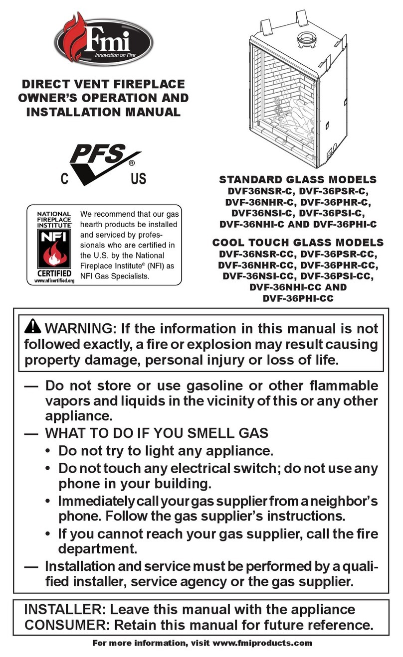 FMI DVF36NSR-C Quick start guide
