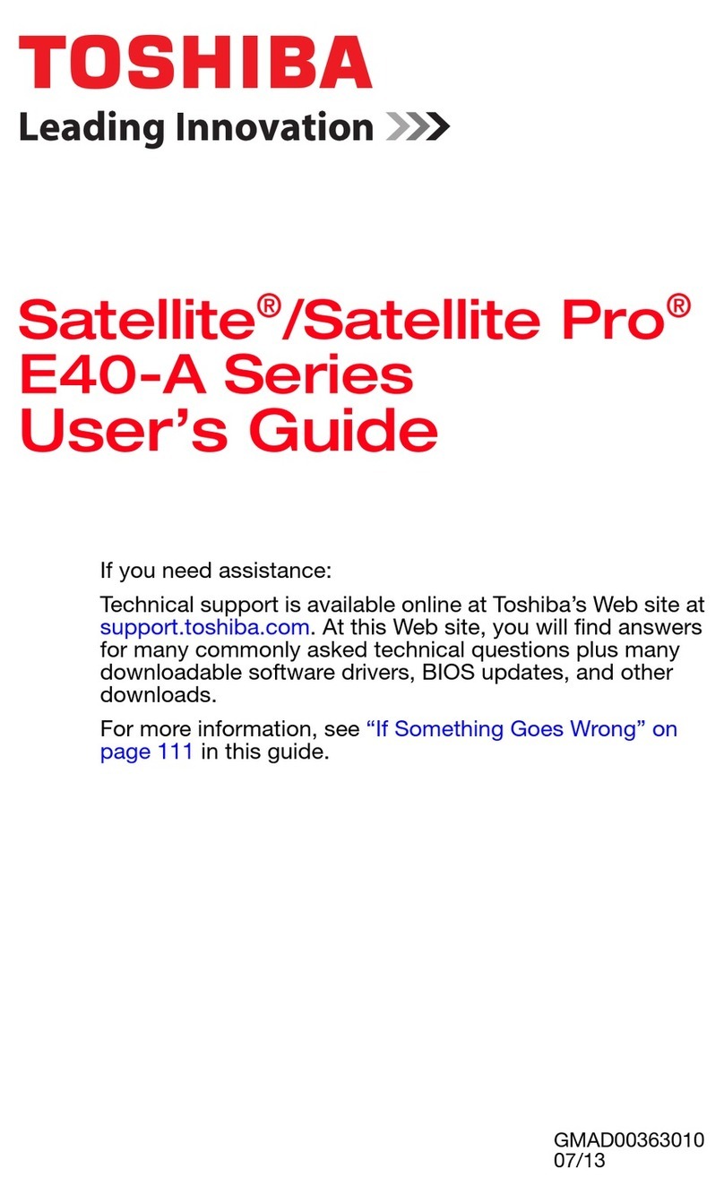 Toshiba Satellite E40-A User manual