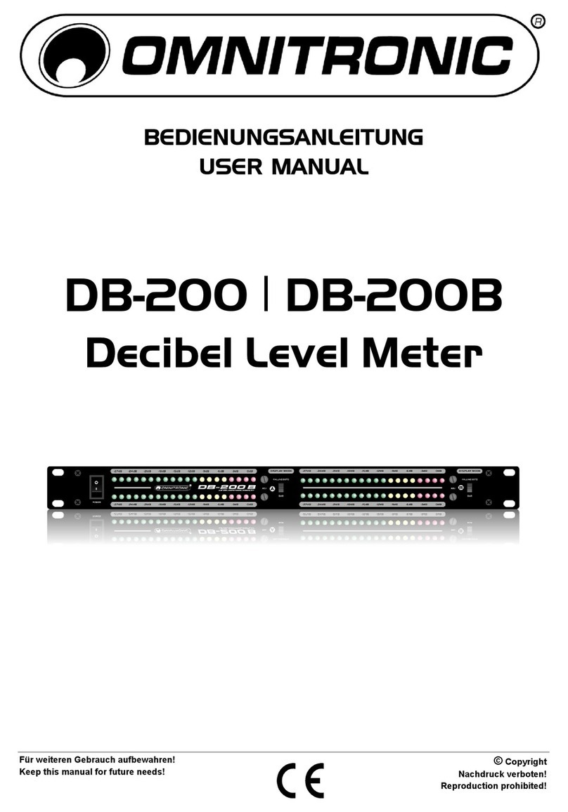 Omnitronic DB-200 User manual