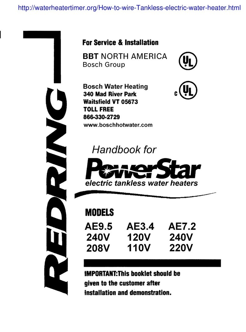 RED-RING PowerStar AE9.5 240V User manual RED-RING PowerStar AE9.5 240V User manual
