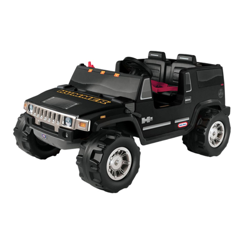 Little Tikes Hummer H2 451K Operator's manual with assembly instructions Little Tikes Hummer H2 451K Operator's manual with assembly instructions