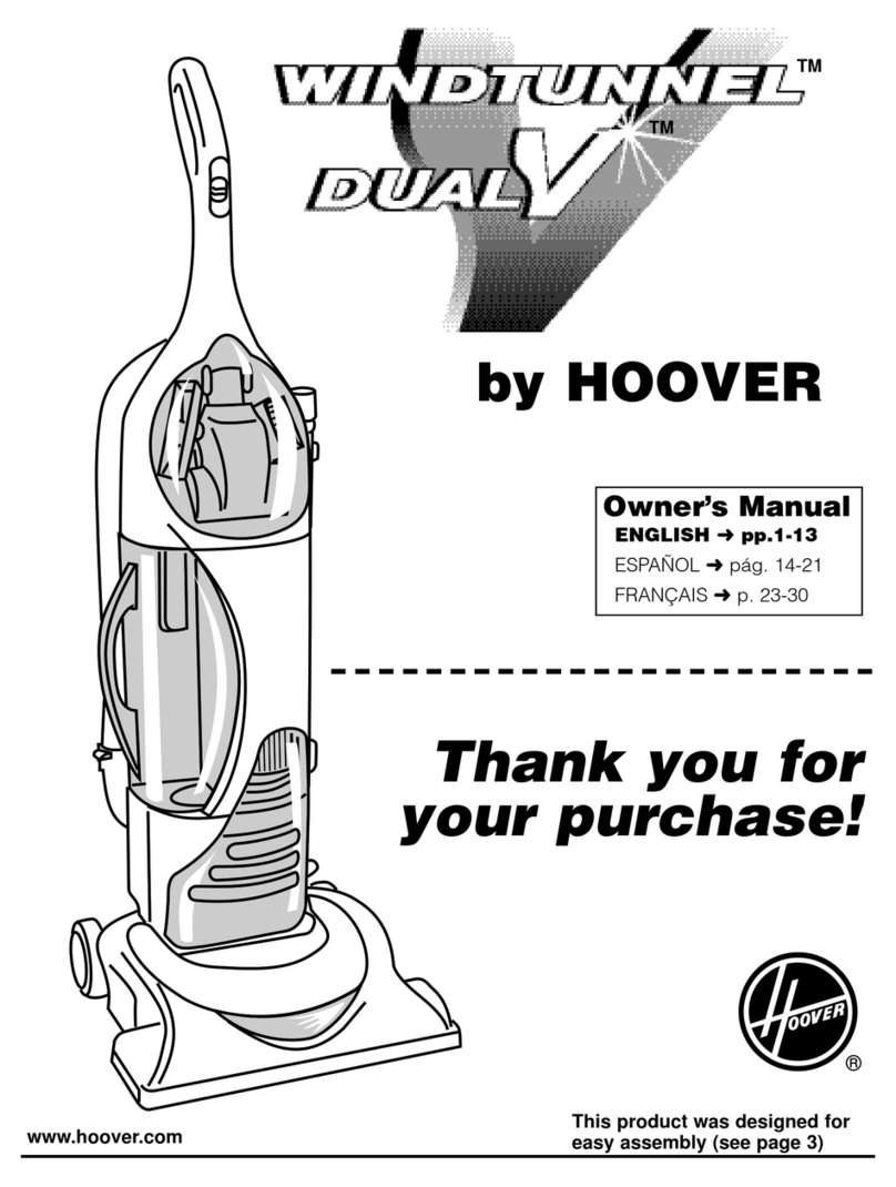 Hoover WindTunnel Dual V User manual