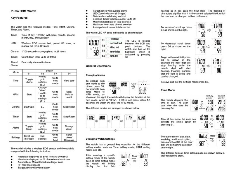 Puma HRM S1 user guide