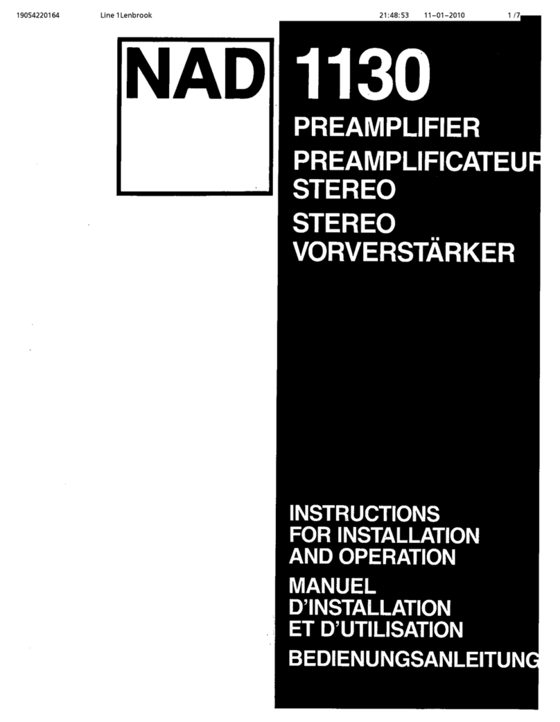 NAD 1130 User guide