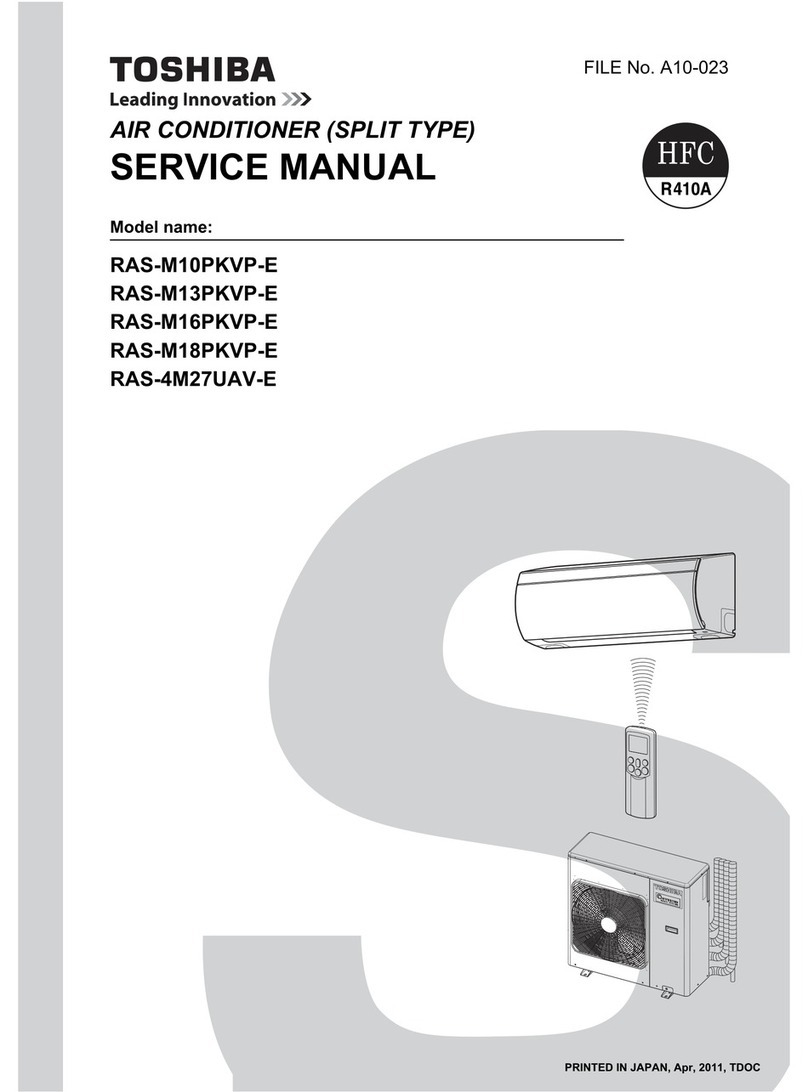 Toshiba RAS-M10PKVP-E User manual