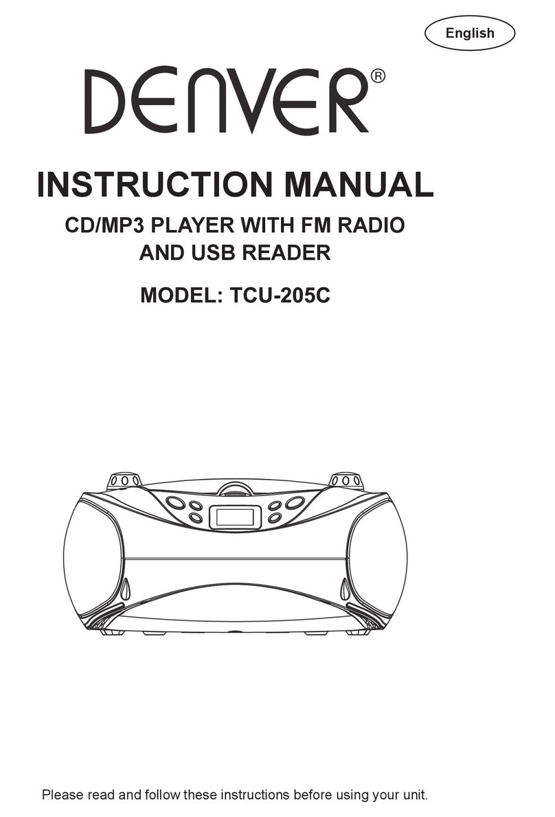 Denver TCU-205C instruction manual