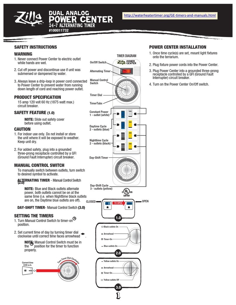 Zilla 100011732 instruction manual