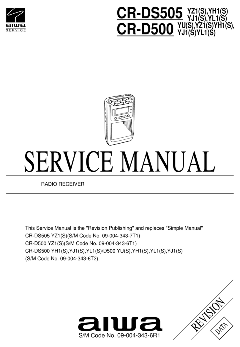 Aiwa CR-DS505 User manual