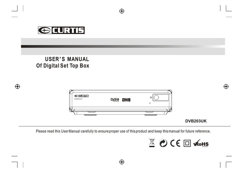 Curtis DVB203UK user manual