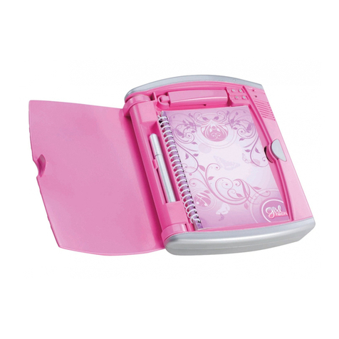 Girl tech Password Journal 8 instruction manual