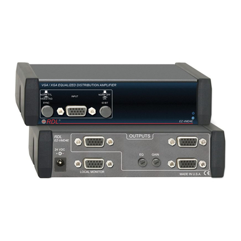 RDL EZ-VMD4E User manual