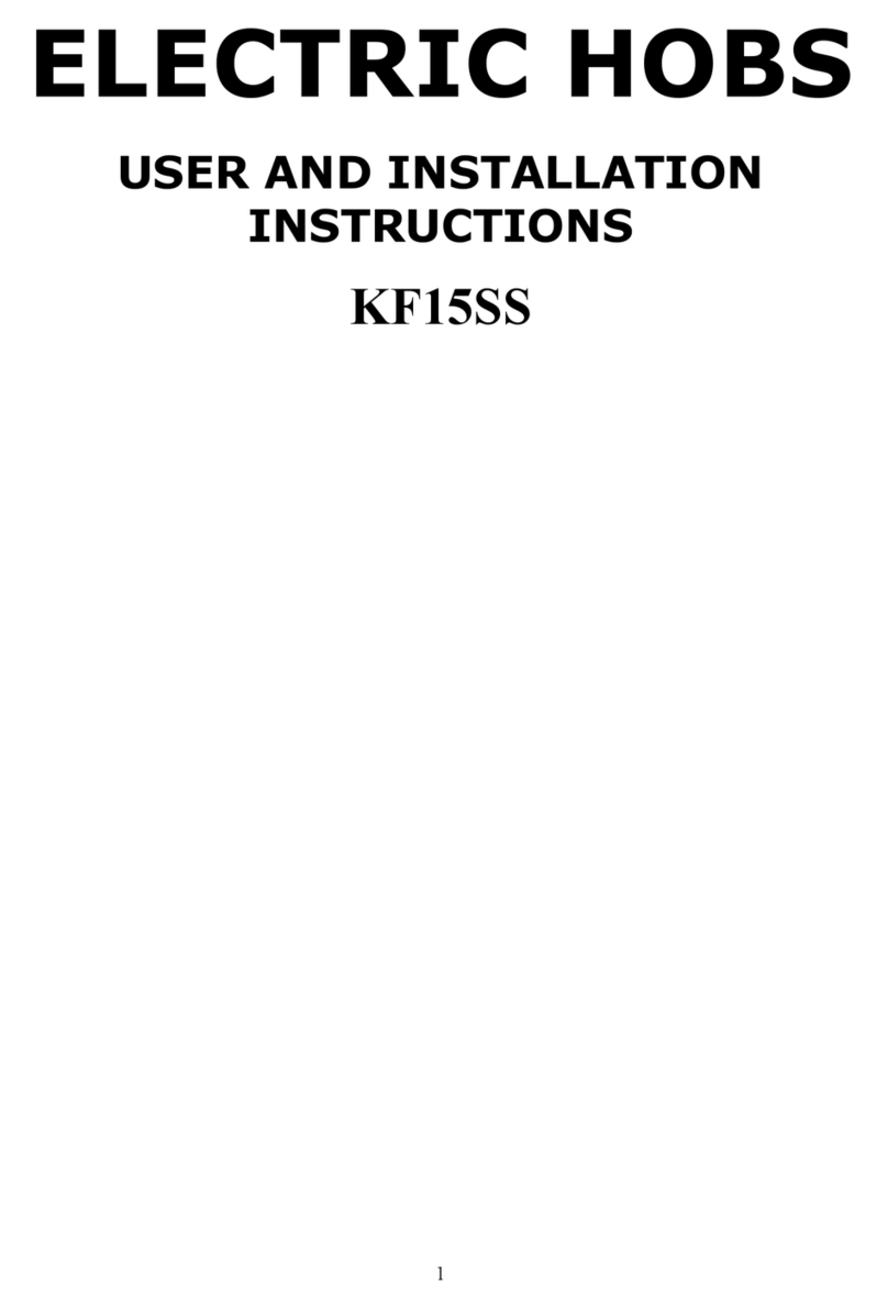 Applico KF15SS User and installation instructions