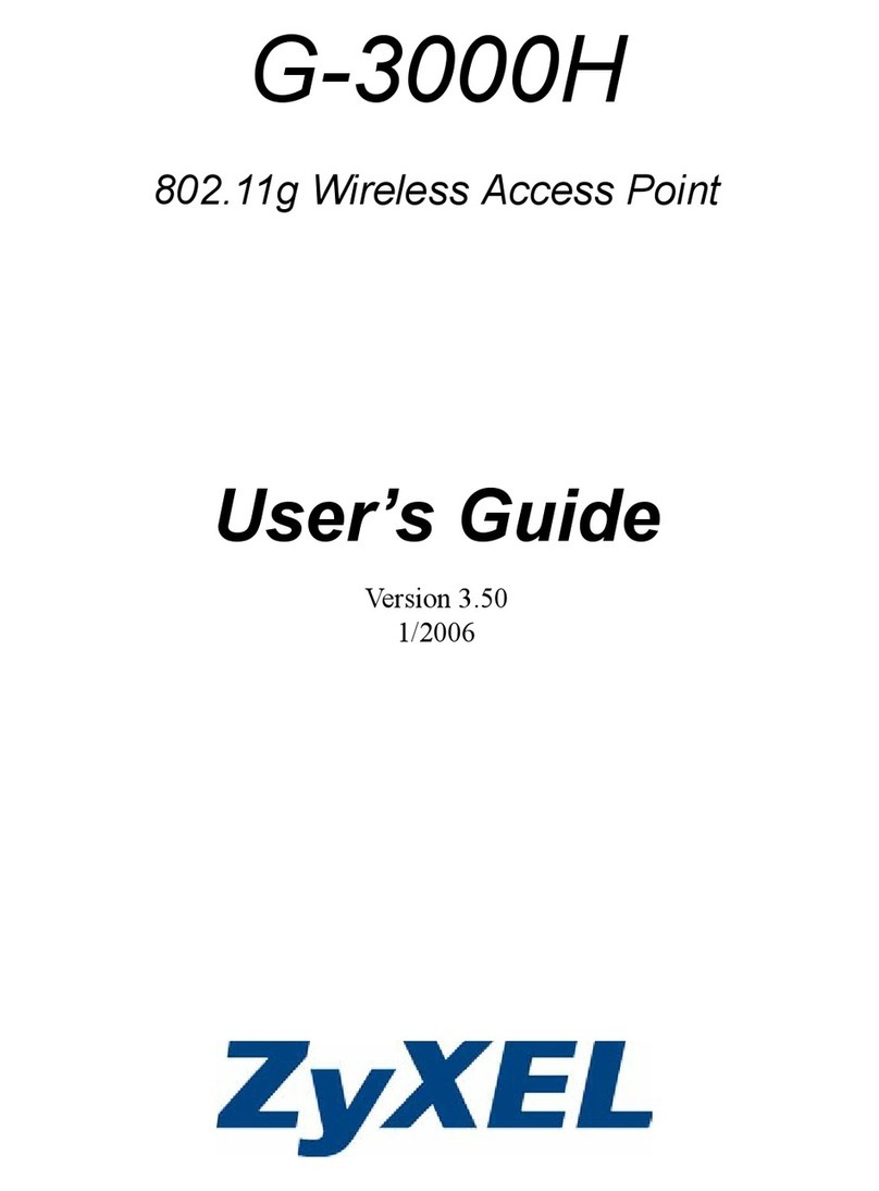 ZyXEL Communications ZyAIR G-3000H User manual