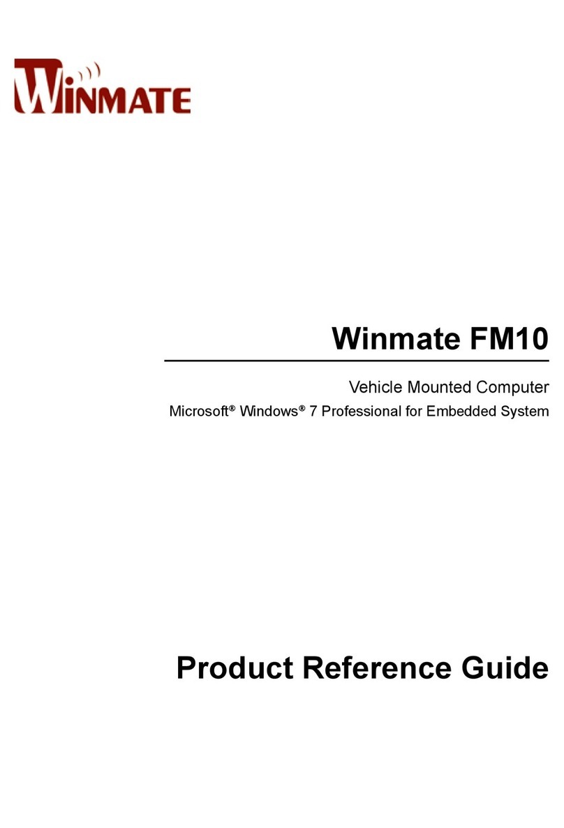 Winmate FM10 Installation and operation manual