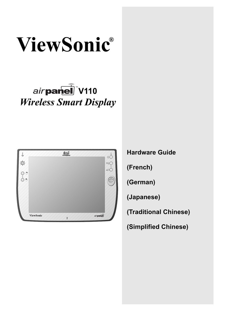 ViewSonic airpanel V110 Installation instructions
