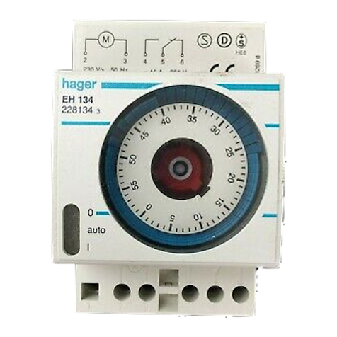 hager EH 134 User manual