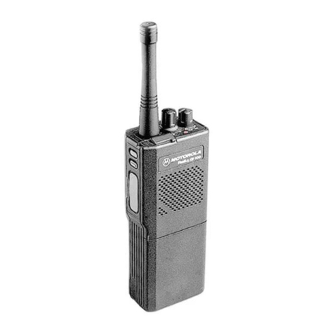 Motorola radius P110 User manual