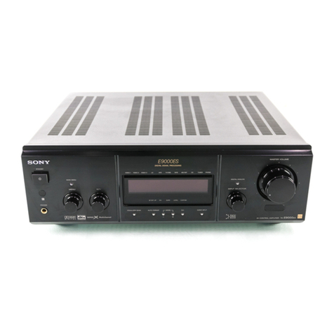 Sony TA-E9000ES - Stereo Preamplifier User manual