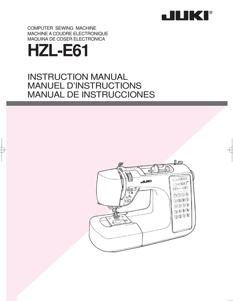 JUKI HZL-E61 instruction manual