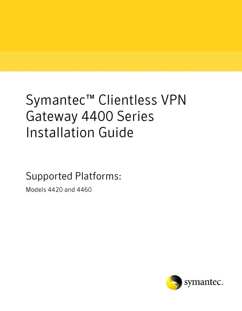 Symantec 4400 Series installation guide