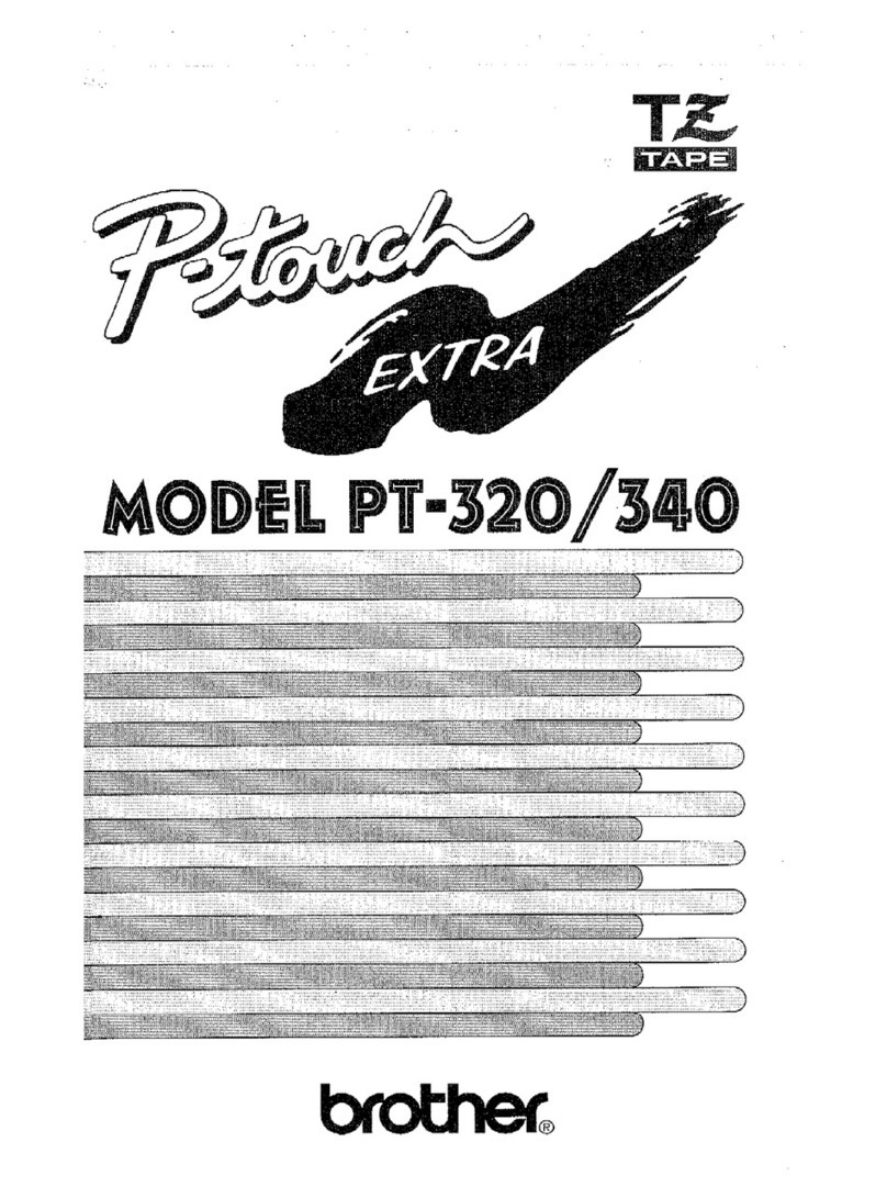 Brother P-touch Extra PT-320 user manual