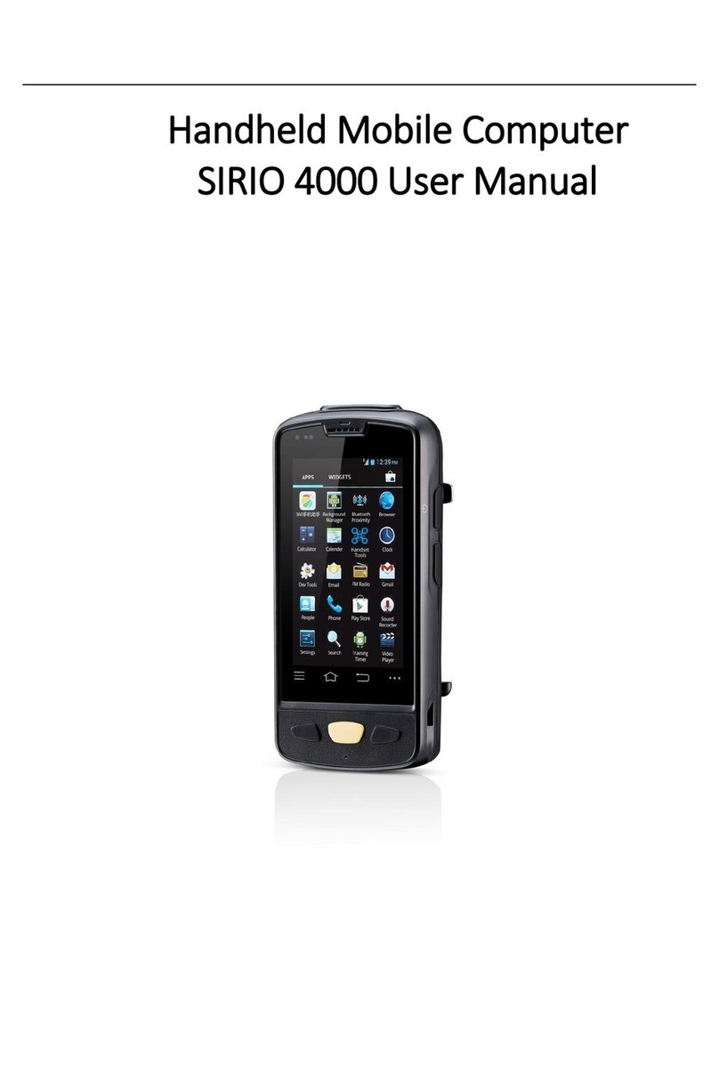 HandHeld SIRIO 4000 user manual