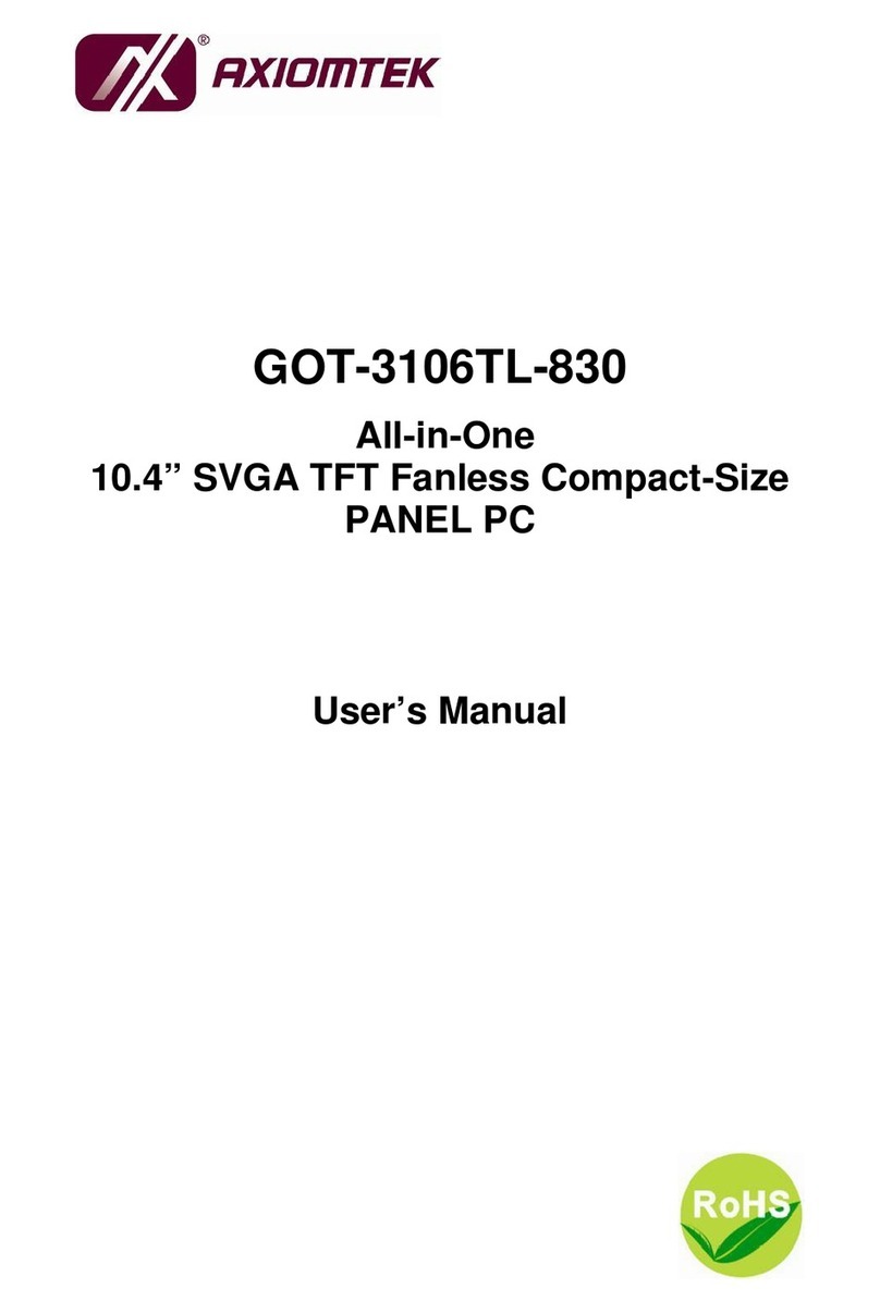 AXIOMTEK GOT-3106TL-830 user manual