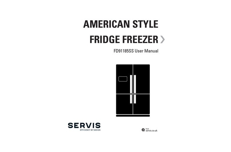 SERVIS FD91185SS user manual