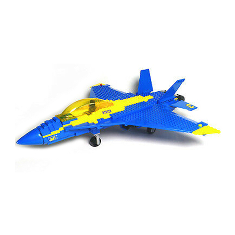 Mega Bloks Model Max Blue Thunder 9728 User manual
