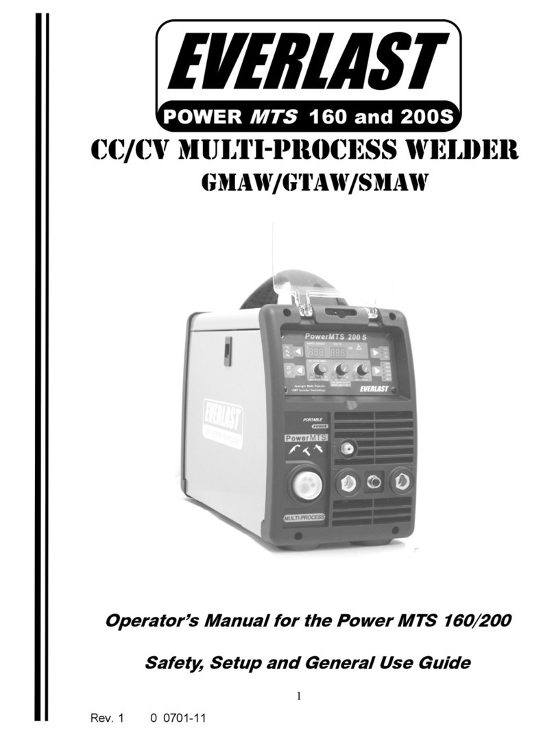 Everlast Power MTS 160 Operator's manual