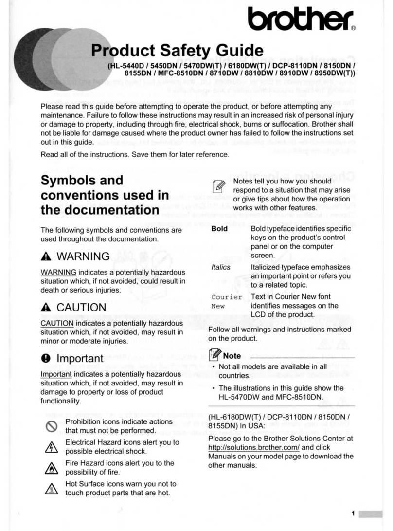 Brother HL-5440D Operating manual
