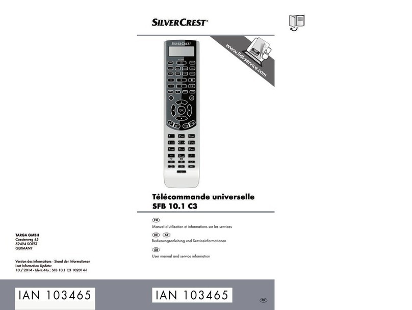 Silvercrest SFB 10.1 C3 Instruction sheet Silvercrest SFB 10.1 C3 Instruction sheet