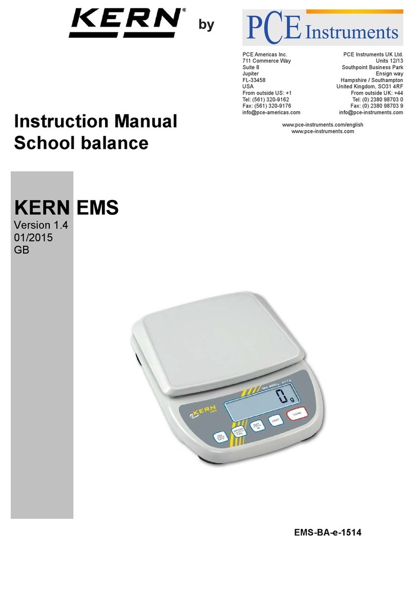 KERN EMS-BA-e-1514 User manual