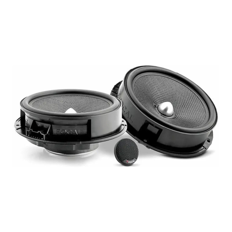 Focal INTEGRATION PLUG&PLAY IS 165VW User manual