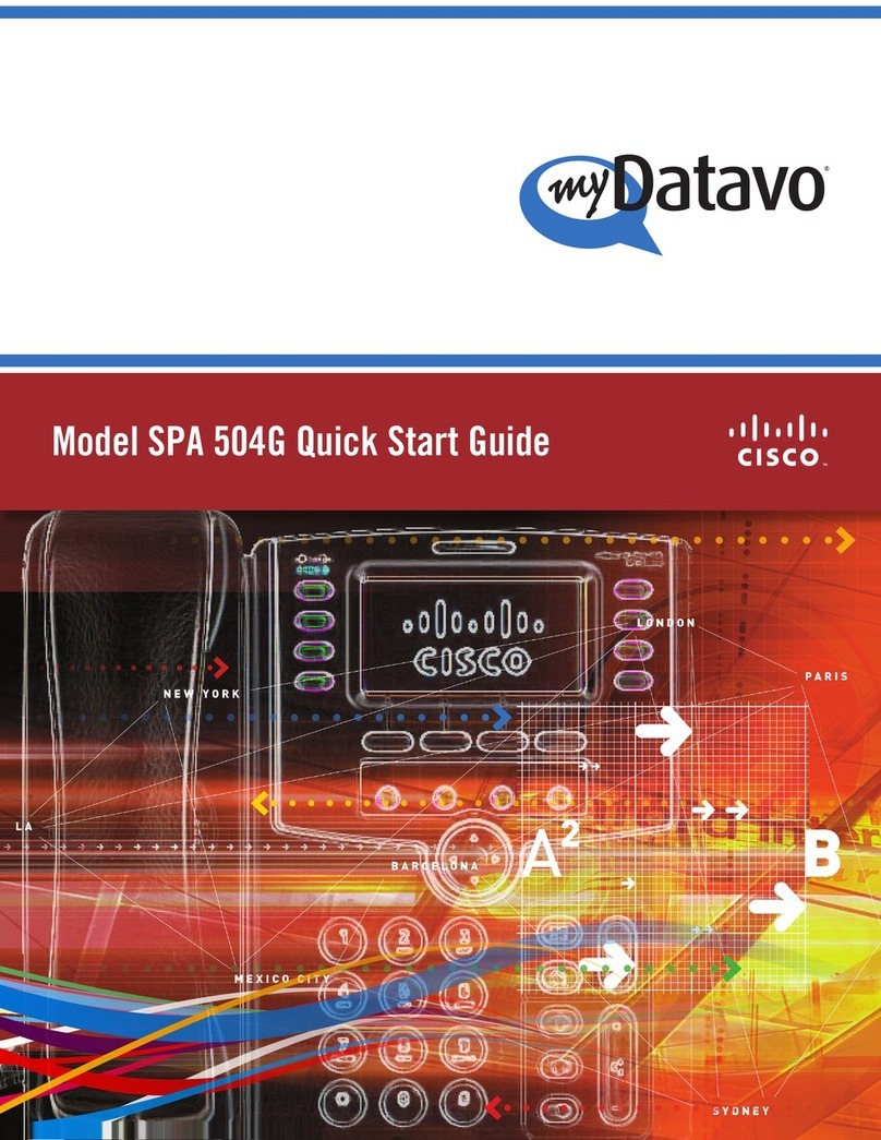 Cisco Small Business Pro SPA 504G User manual Cisco Small Business Pro SPA 504G User manual