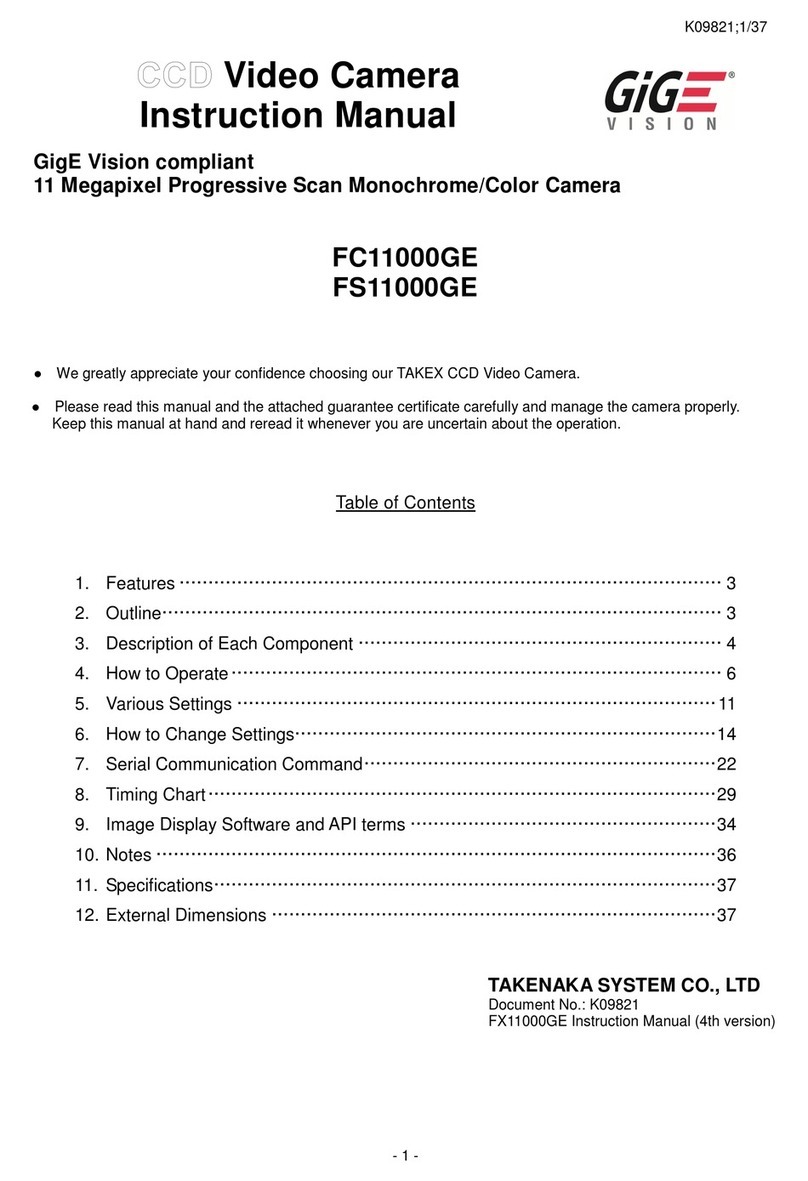 GigE FC11000GE User manual
