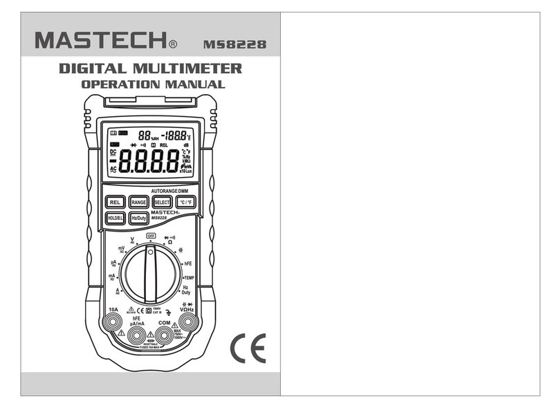Mastech MS8228 User manual