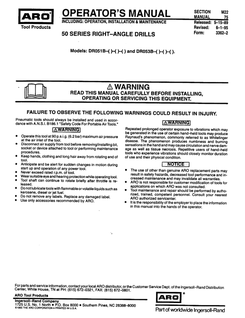 ARO DR051B series User manual