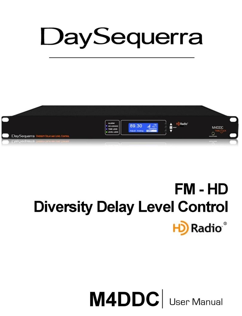 DaySequerra M4DDC user manual