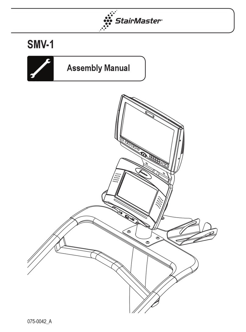 Stairmaster SMV-1 Assembly manual