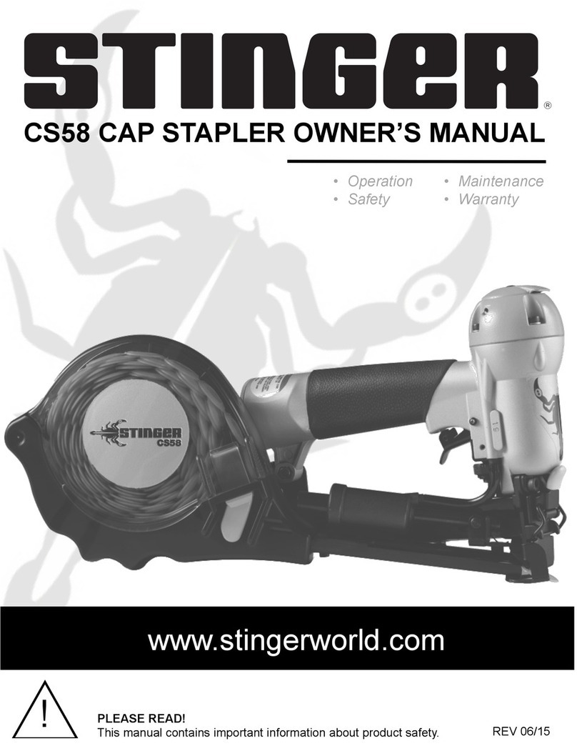 Stinger CS58 User manual